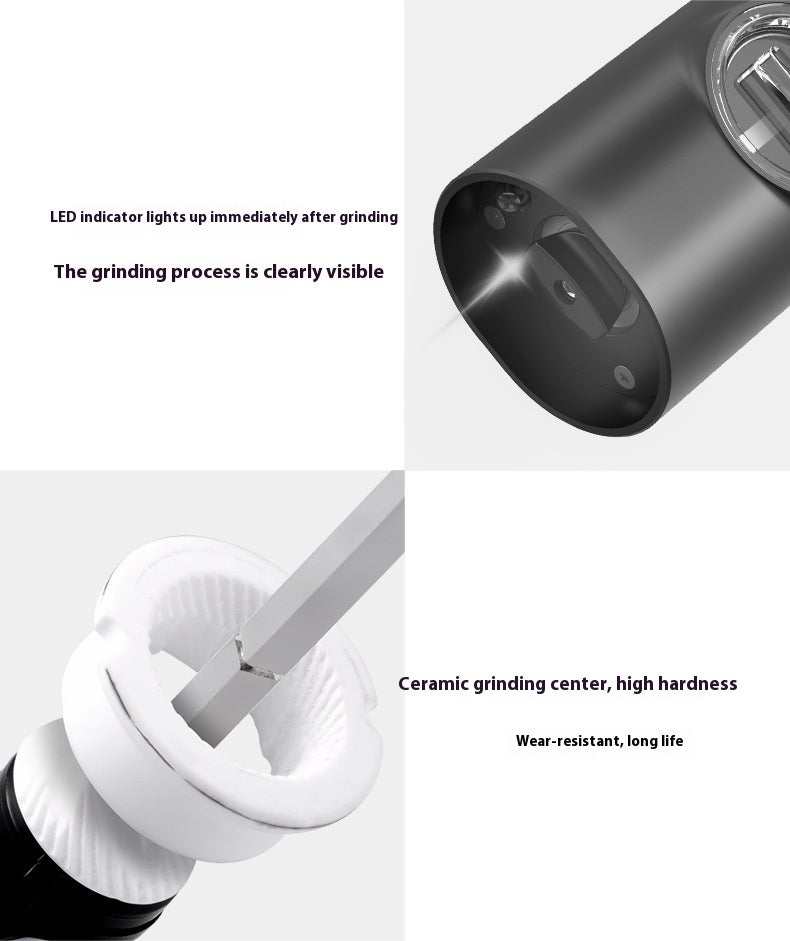 Battery Operated Salt and Pepper Grinder Set