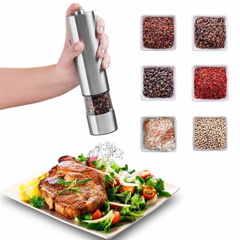Stainless Steel Salt and Pepper Grinder