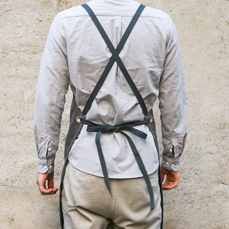 Classic Denim Canvas Apron