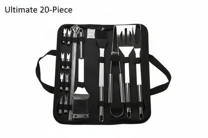 Complete Stainless Steel Braai Tool Set