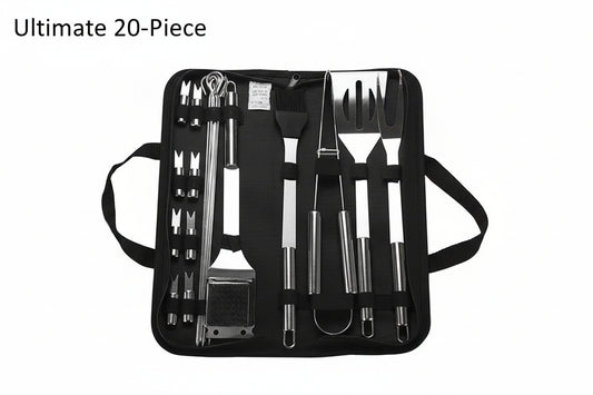 Complete Stainless Steel Braai Tool Set
