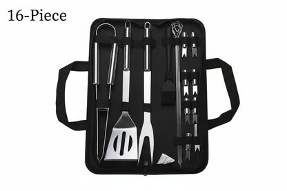 Complete Stainless Steel Braai Tool Set