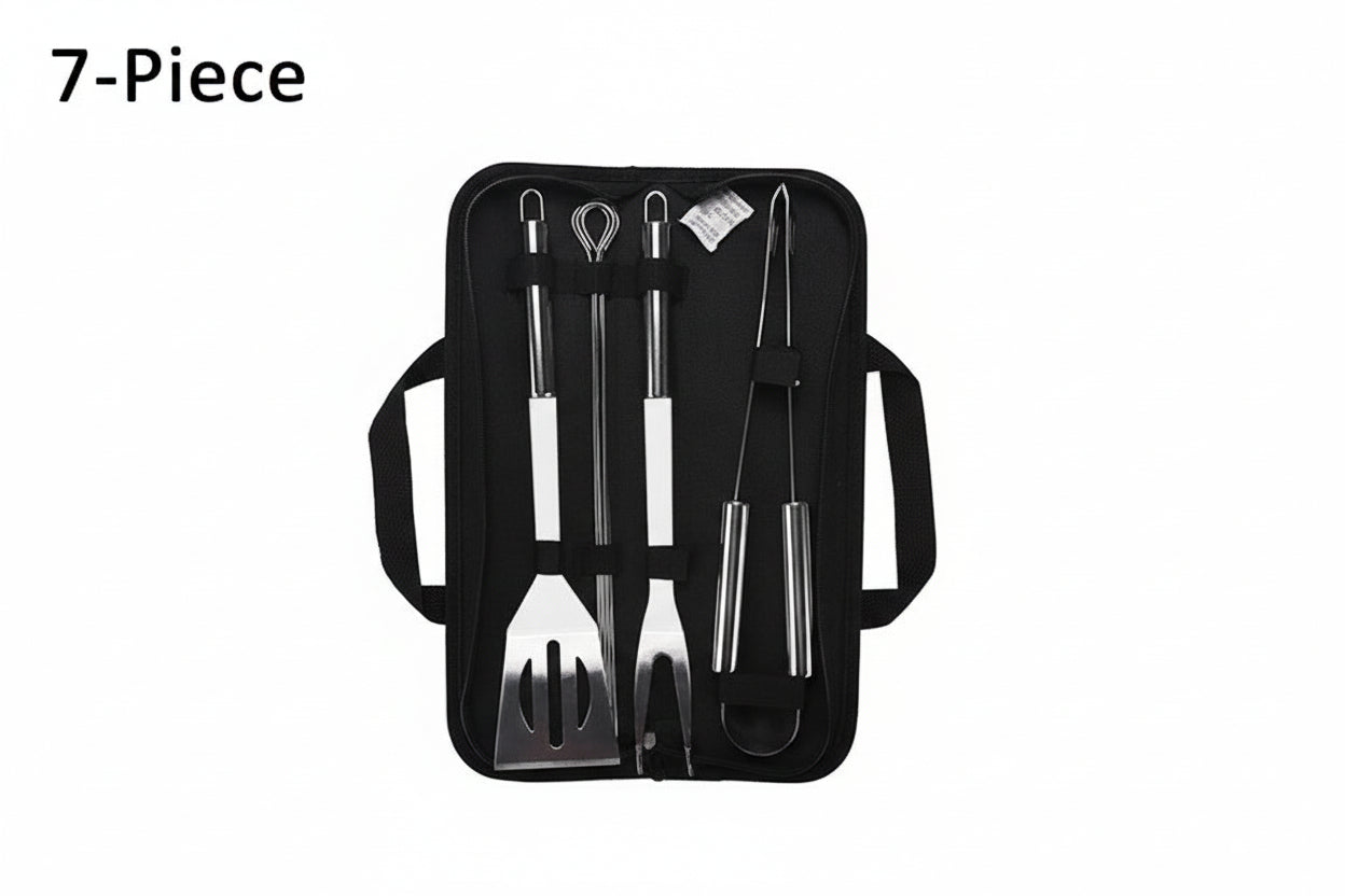 Complete Stainless Steel Braai Tool Set