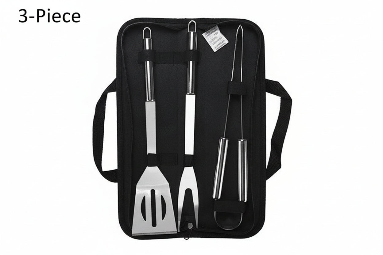 Complete Stainless Steel Braai Tool Set