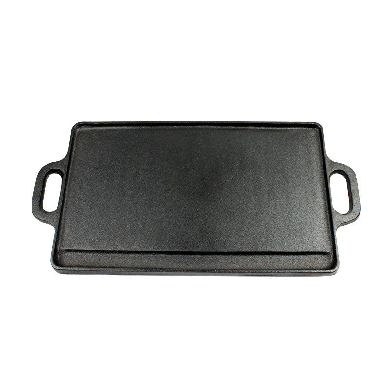 Double-Sided Cast Iron Pan