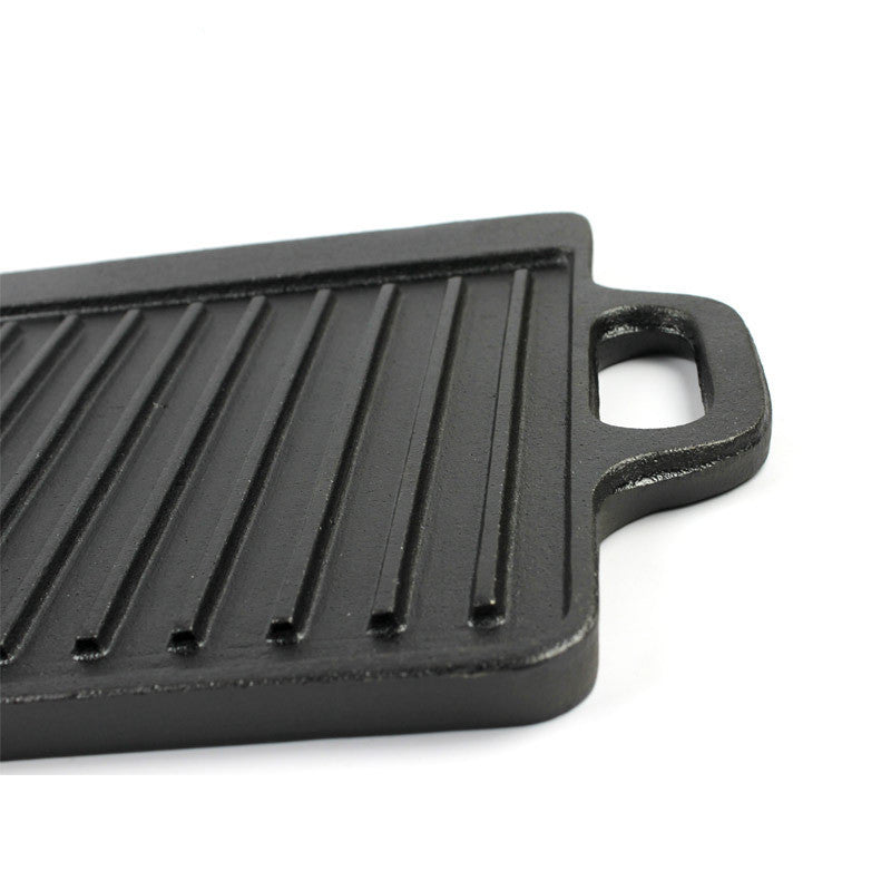 Double-Sided Cast Iron Pan