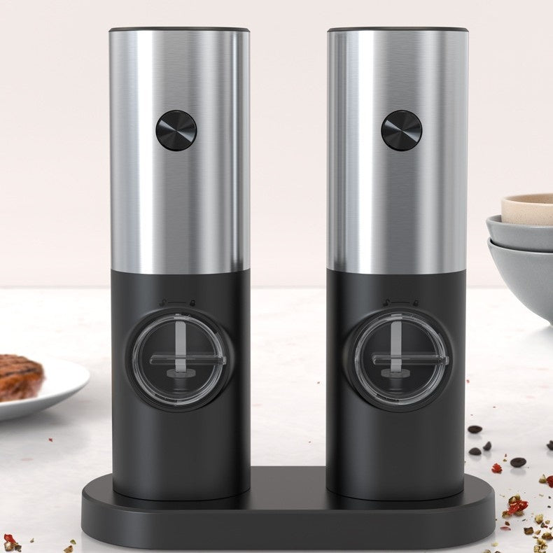 Battery Operated Salt and Pepper Grinder Set