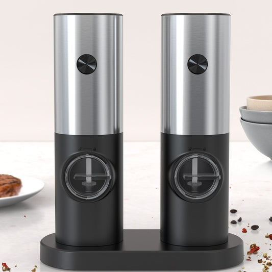 Battery Operated Salt and Pepper Grinder Set