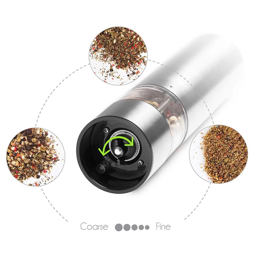 Stainless Steel Salt and Pepper Grinder