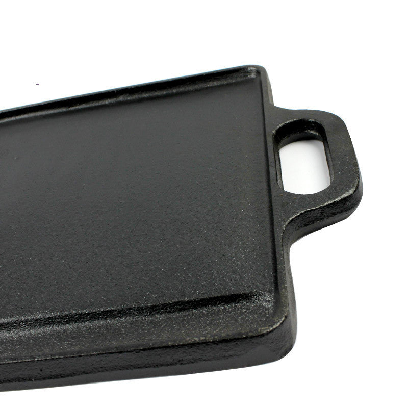 Double-Sided Cast Iron Pan