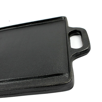 Double-Sided Cast Iron Pan