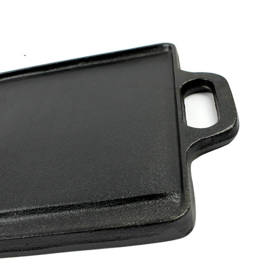 Double-Sided Cast Iron Pan
