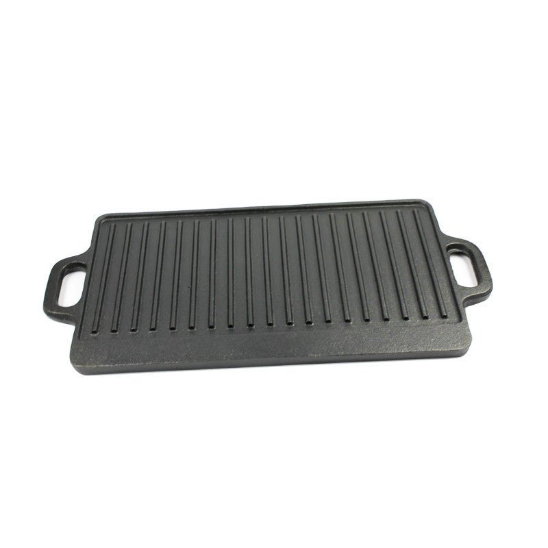 Double-Sided Cast Iron Pan