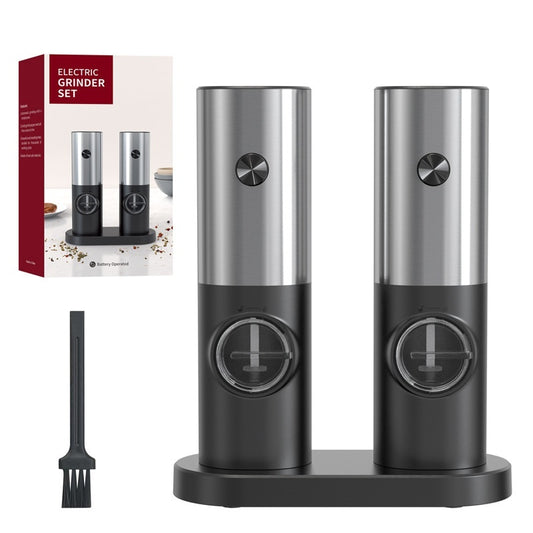 Battery Operated Salt and Pepper Grinder Set