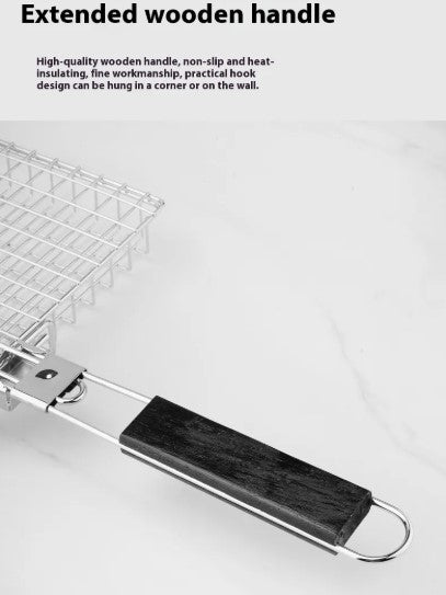Multi-Function Braai Grid with Folding Handle