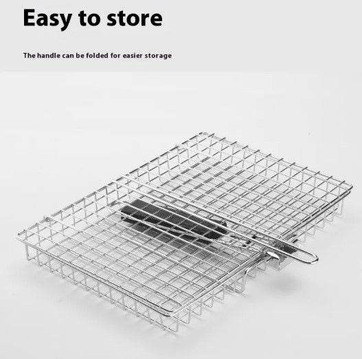 Multi-Function Braai Grid with Folding Handle