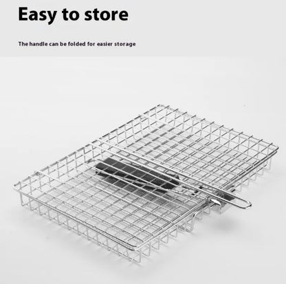 Multi-Function Braai Grid with Folding Handle