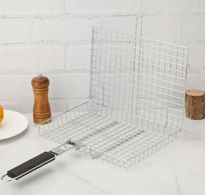Multi-Function Braai Grid with Folding Handle