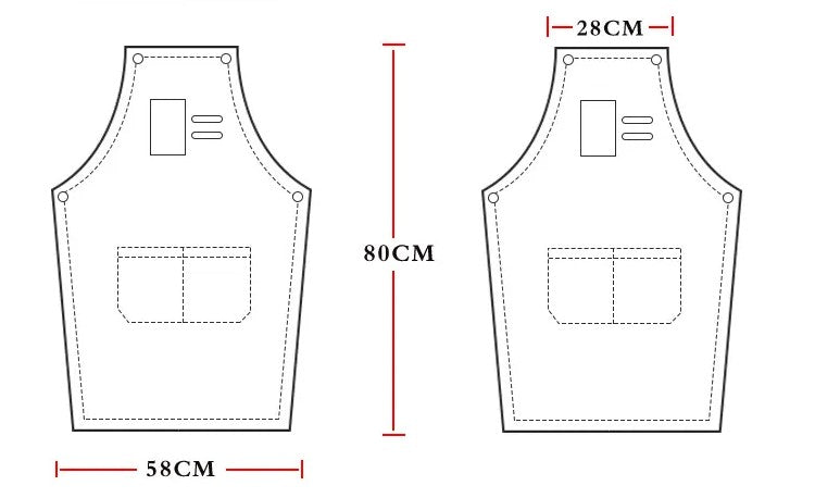 Classic Denim Canvas Apron