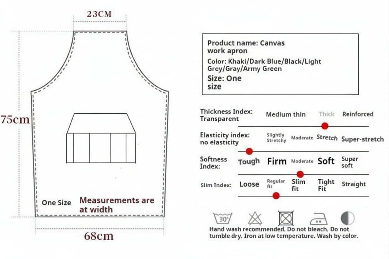 Thick Canvas Apron