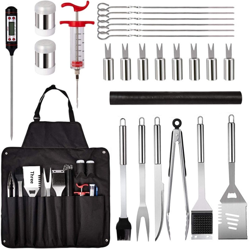 26-Piece Braai Tool Set with Apron