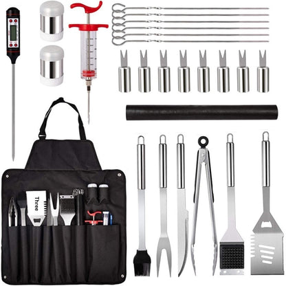 26-Piece Braai Tool Set with Apron